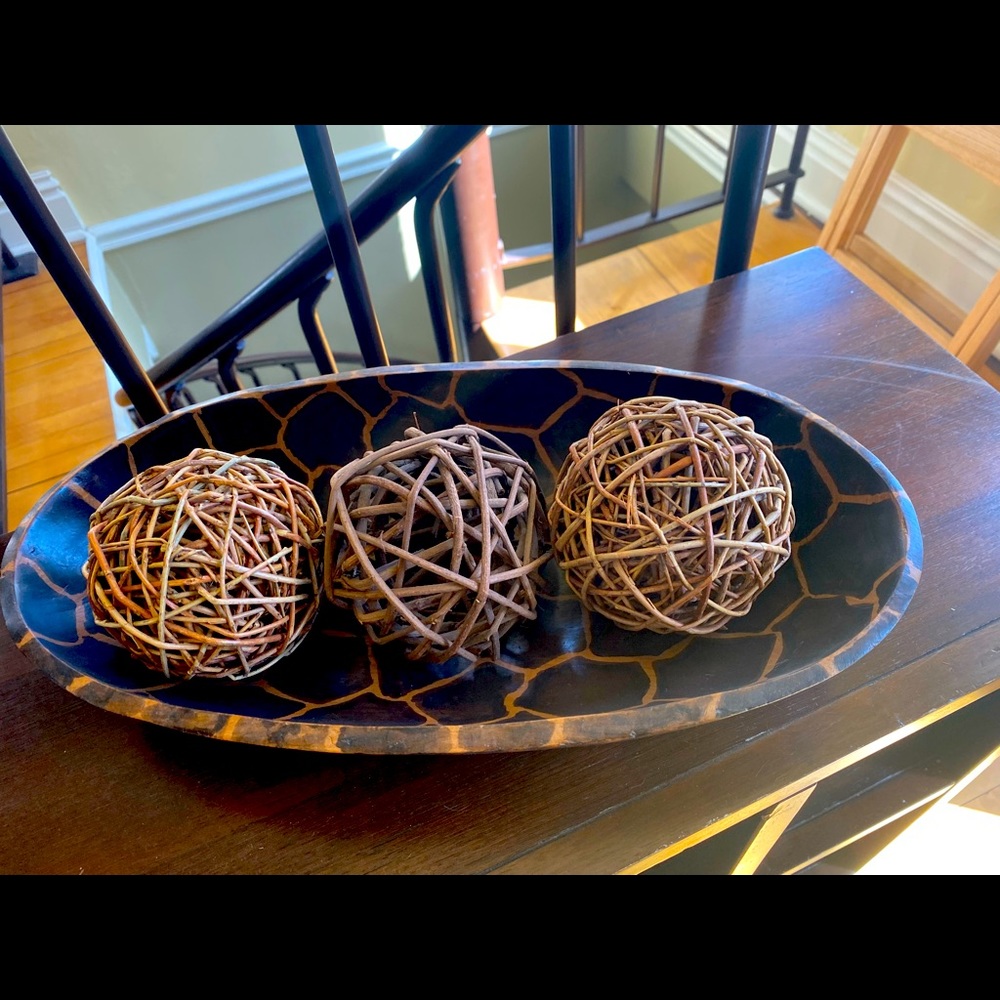 Decorative Wooden Bowl